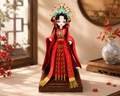 Crimson Dynasty – Handmade Chinese Fantasy Collectible Doll
