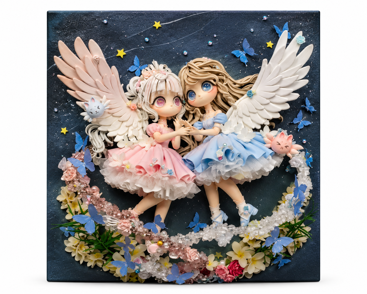 Celestial Twin Angels