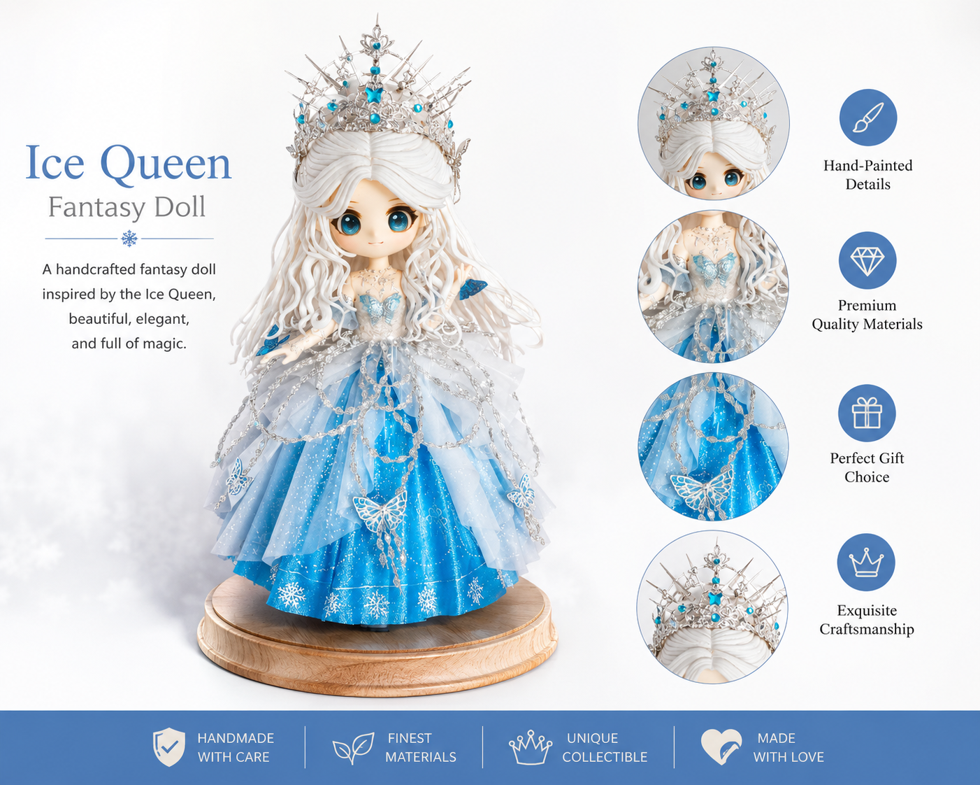 Ice Queen Fantasy Doll