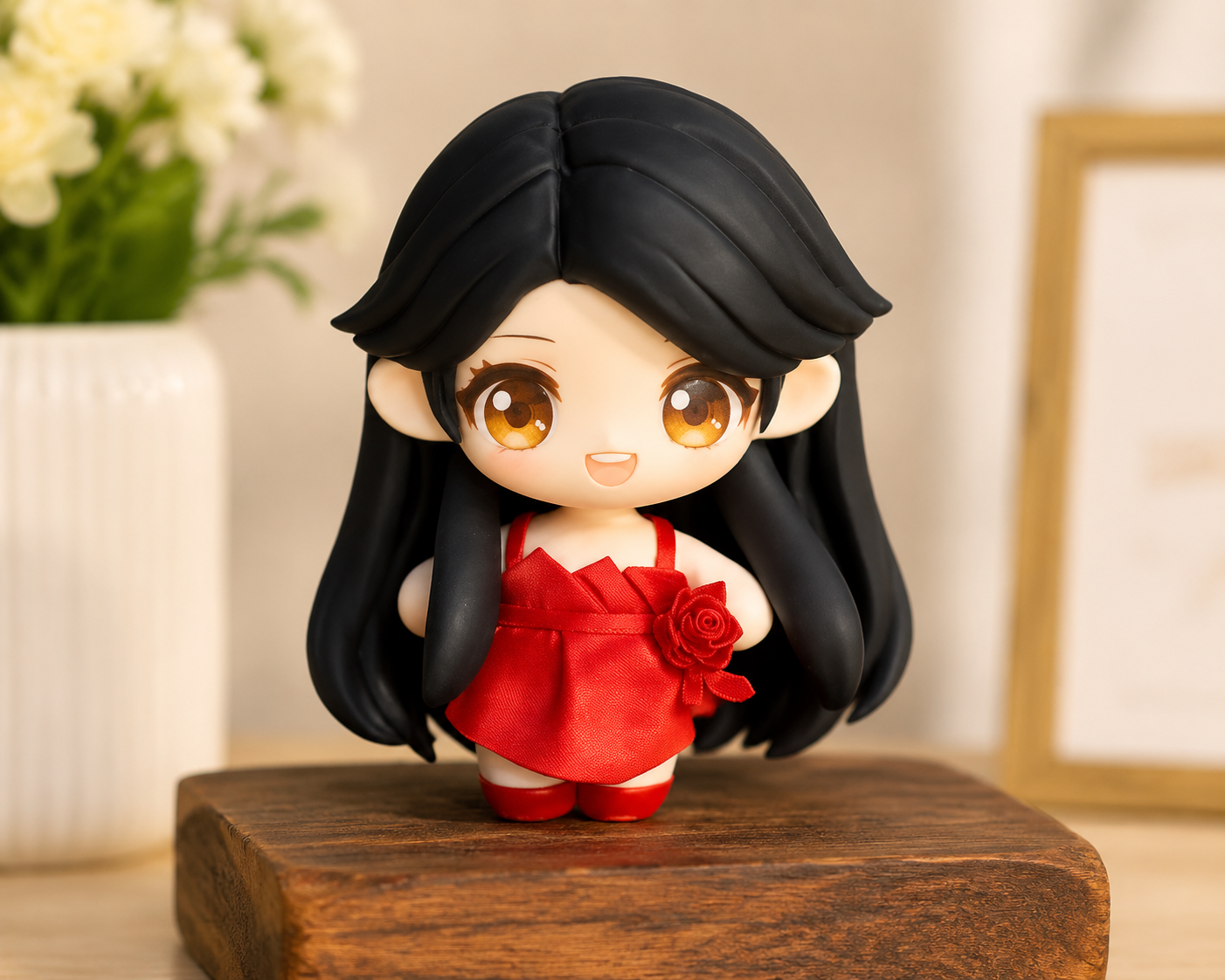 Ruby Rose – Handmade Chibi Art Doll