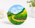 Mountain Meadow Trail™ – Handmade Nature Fridge Magnet