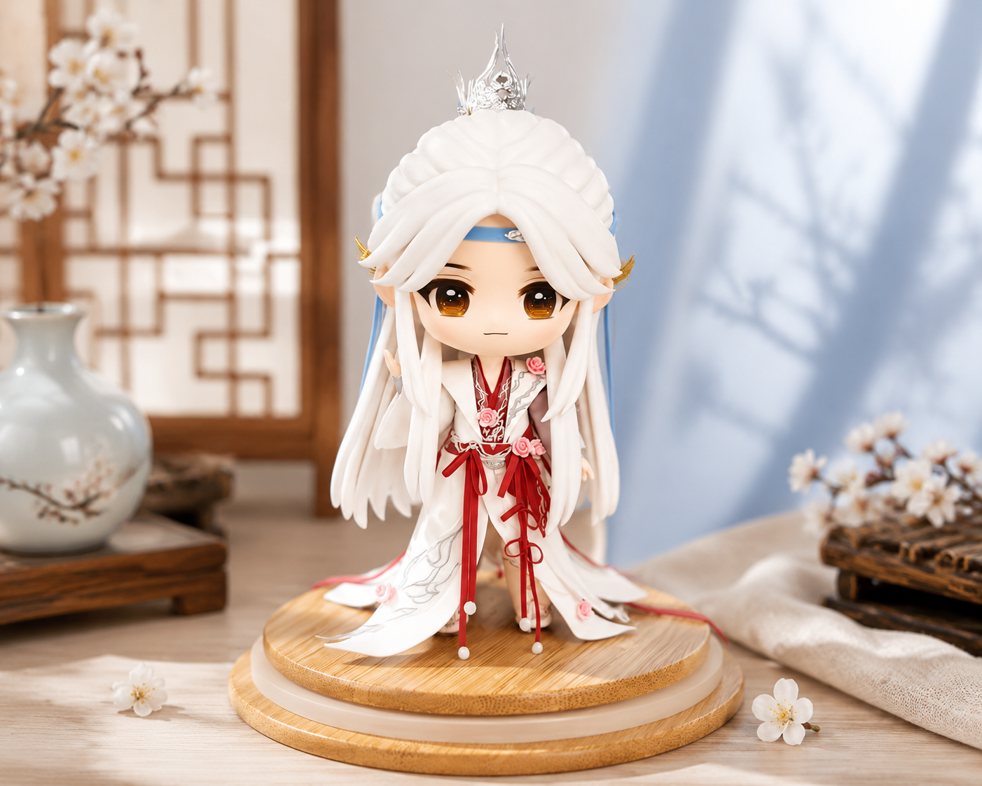 Aurelia Frost – Handmade Fantasy Collectible Doll